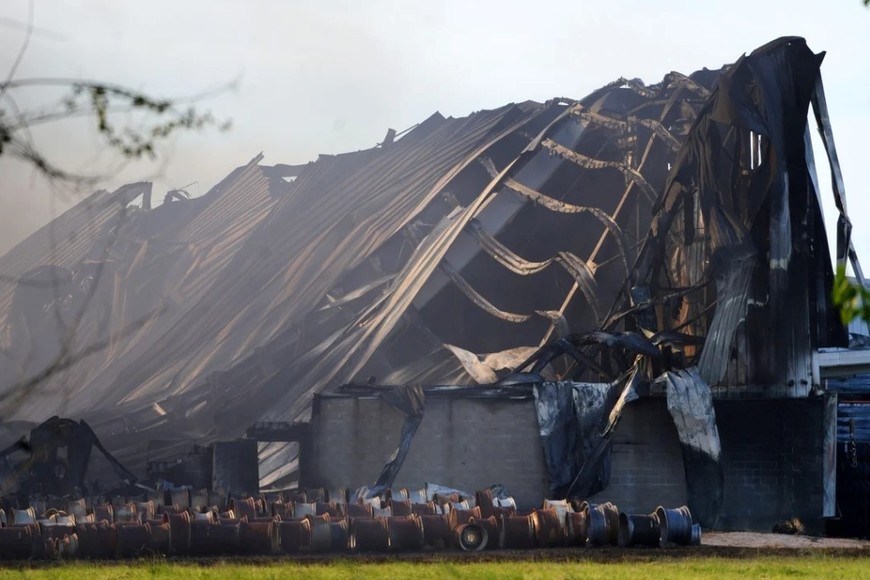 Las empresas del parque industrial registraron pérdidas millonarias por el siniestro.