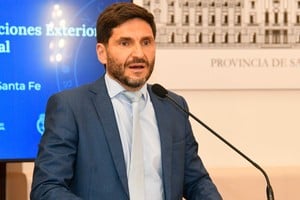 Pullaro habló en el acto de Apertura. Este martes se harán las diferentes reuniones. Foto: Manuel Fabatía