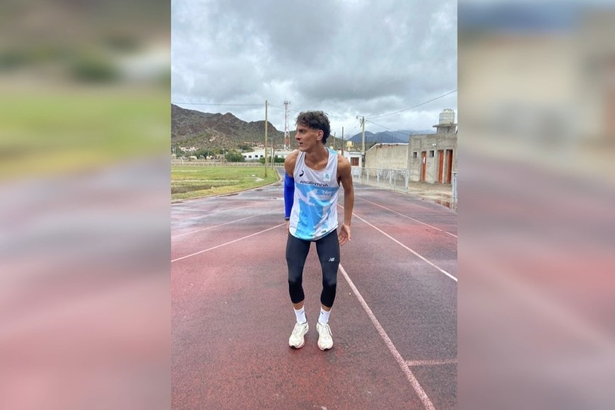 El atleta en una temporada marcada por resultados continentales.