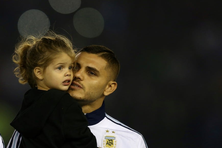 Soccer Football - 2018 World Cup Qualifiers - Argentina v Venezuela - Monumental stadium, Buenos Aires, Argentina - September 5, 2017. Argentine player Mauro Icardi. REUTERS/Marcos Brindicci buenos aires mauro icardi francesca eliminatorias campeonato mundial 2018 futbol futbolistas partido seleccion argentina venezuela