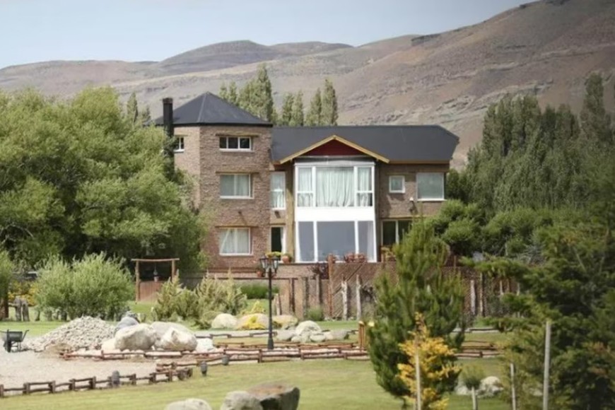 La casa de Cristina Kirchner en El Calafate.