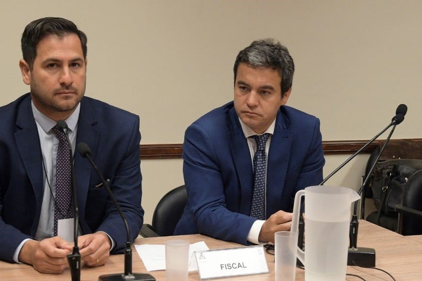 Los fiscales del caso, Guillermo Persello y Francisco Cecchini. Foto: Guillermo Di Salvatore