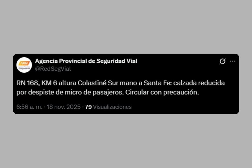 El comunicado de la APSV en X.