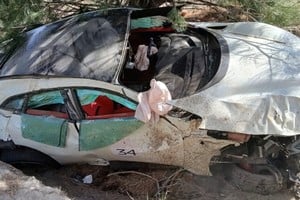 El violento accidente dejó dos ocupantes de la Ferrari con lesiones