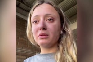 Rocío Sarabia se volvió viral tras haber perdido gran parte de sus bienes a causa de un incendio.