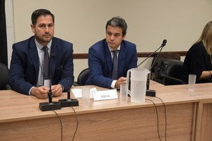Los fiscales Guillermo Persello y Francisco Cecchini. Foto: Guillermo Di Salvatore