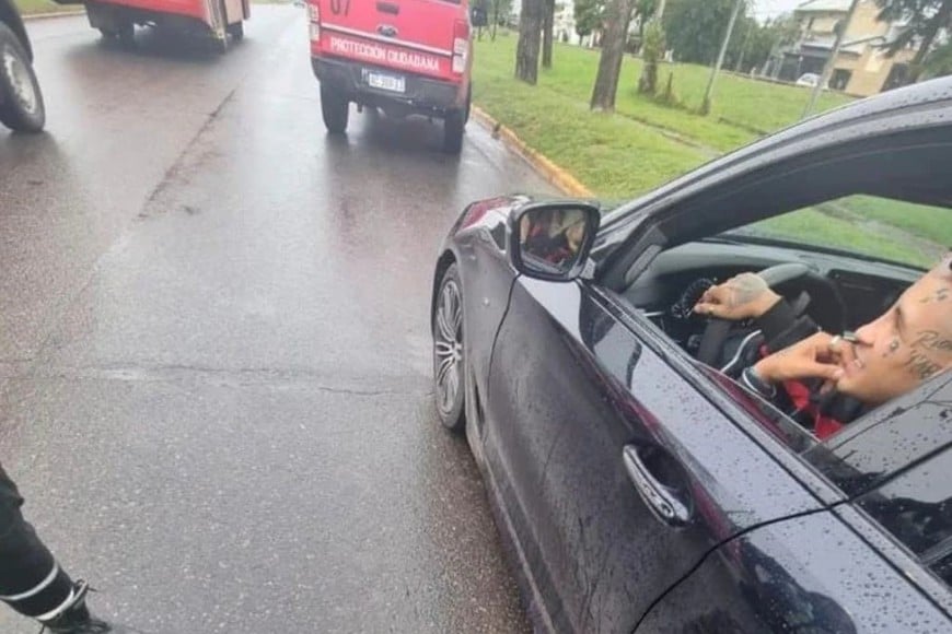 El nuevo episodio policial que complica a L-Gante.