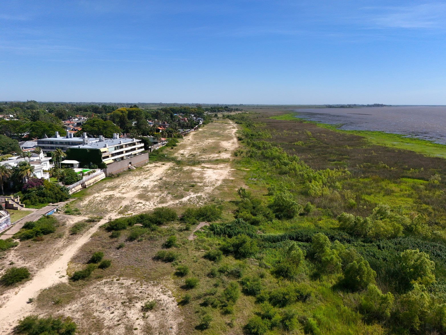 Santa Fe: las playas de la Costanera Oeste desde el drone de El Litoral