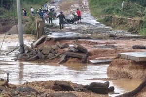 El temporal ya dejó al menos nueve muertos y otras seis personas desaparecidas.