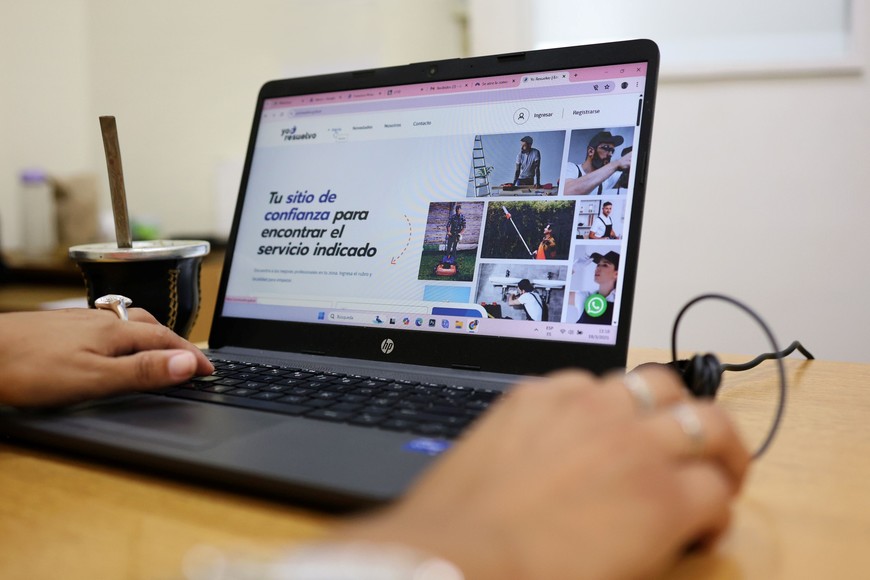 El registro es gratuito. Y un puente entre oferta de oficios y demanda. Crédito: Gentileza