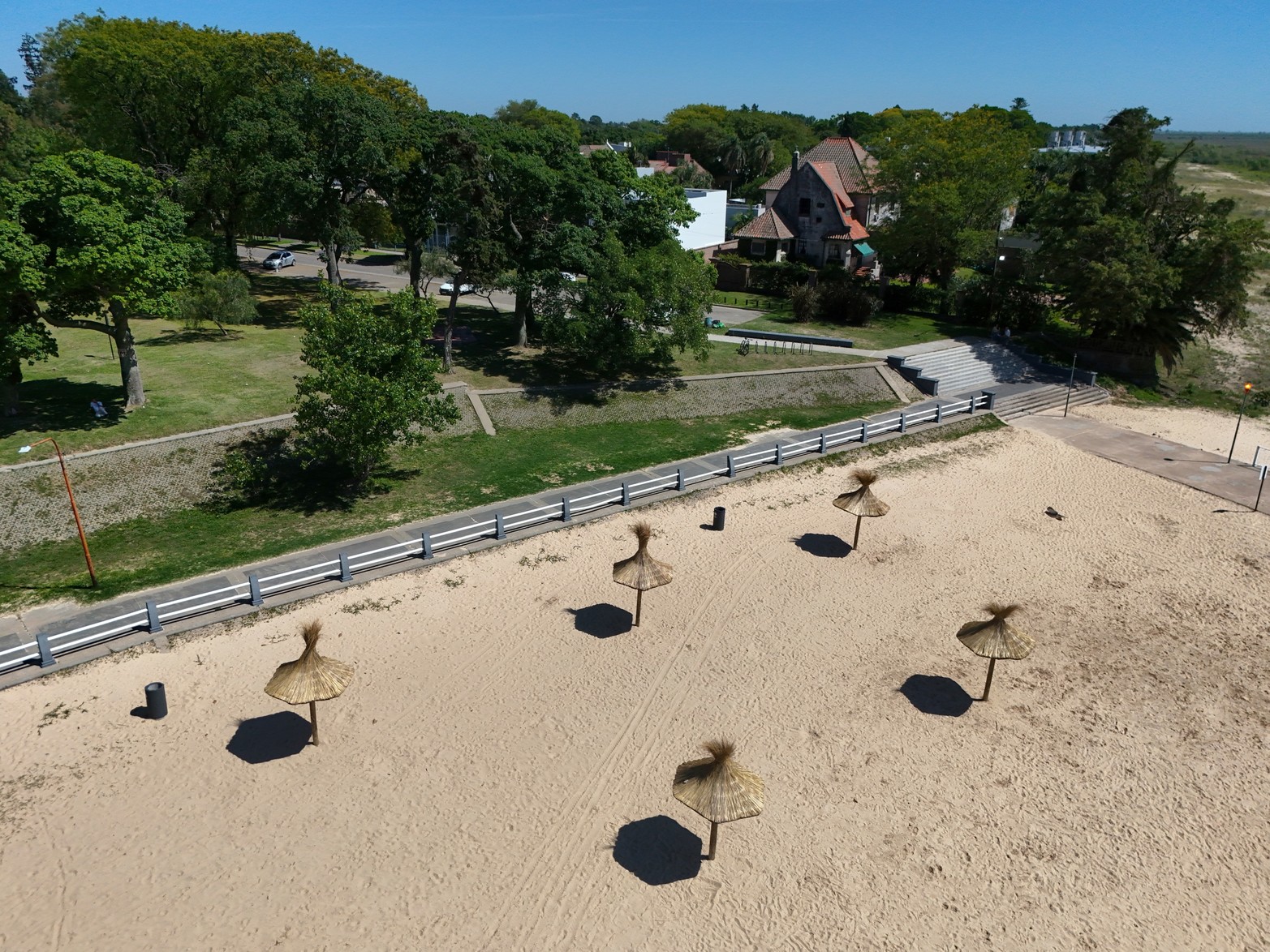 Santa Fe: las playas de la Costanera Oeste desde el drone de El Litoral