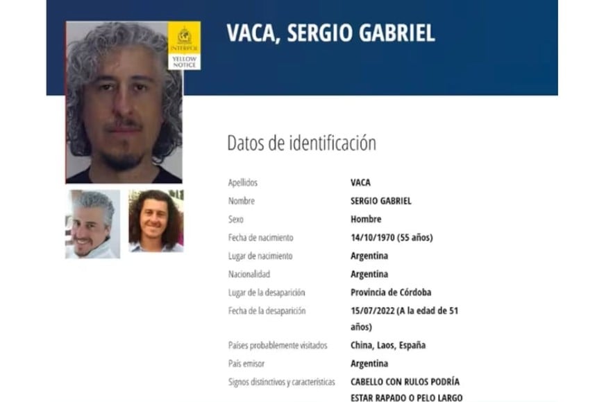 Datos de identificaión de Sergio