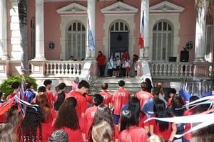 Los estudiantes fueron reconocidos por su desempeño. Crédito: Flavio Raina.