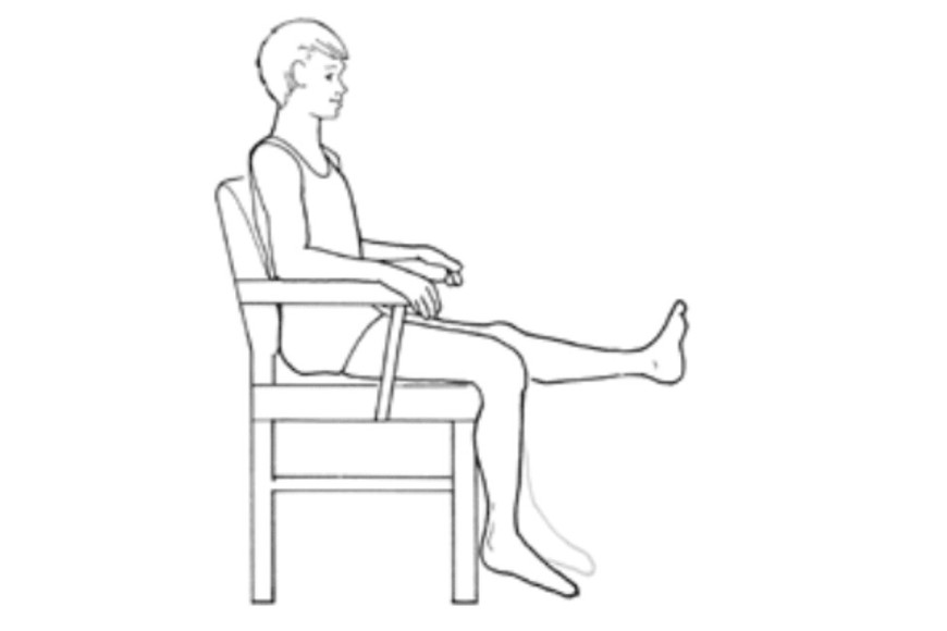 Rodilla: mantener la extensión y flexión