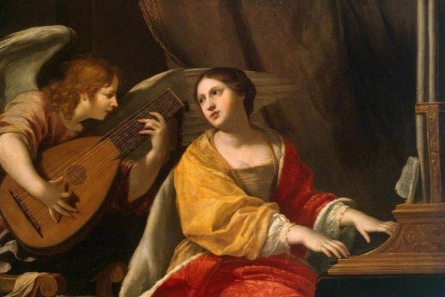 Santa Cecilia, por Jacques Blanchard.