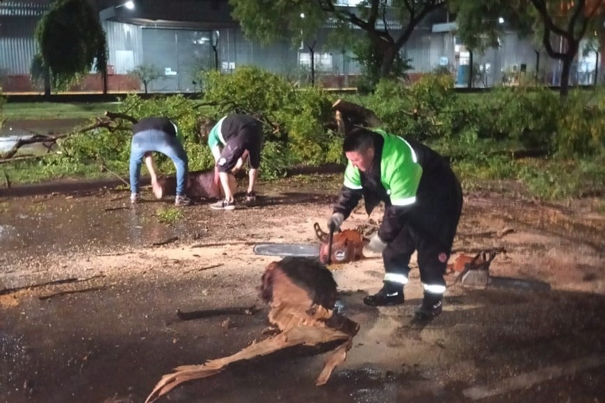Ratner, analizó el comportamiento del evento y destacó la intensidad puntual del núcleo de tormenta.