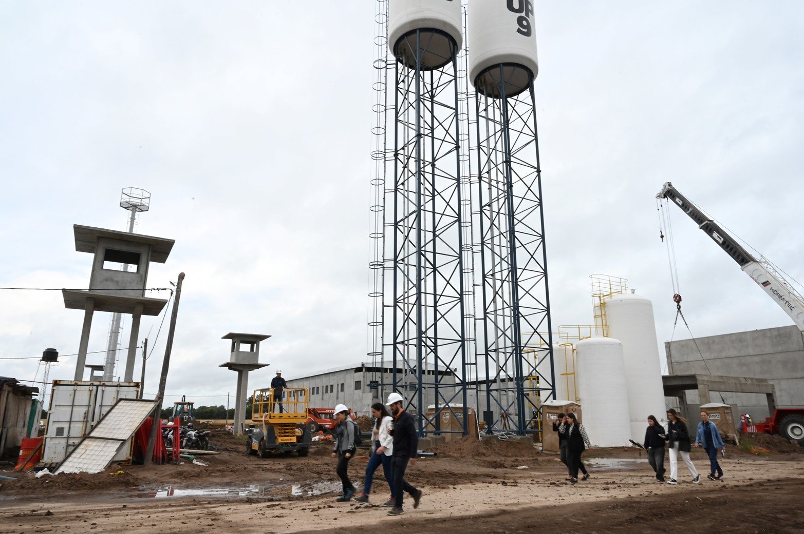 La Unidad Penitenciaria Nº 9 que se construye en la ciudad de Recreo