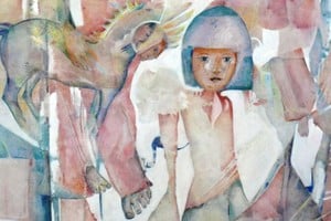 Fragmento de una obra de Ana María Paris. Foto: Archivo El Litoral