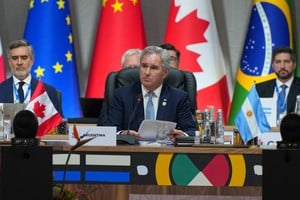 El canciller Pablo Quirno representó a Argentina. Reuters.