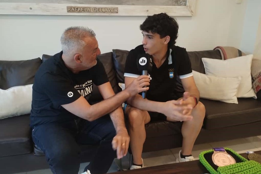 Tomás Mondino dialogó con El Litoral en Rafaela al cierre de la temporada.