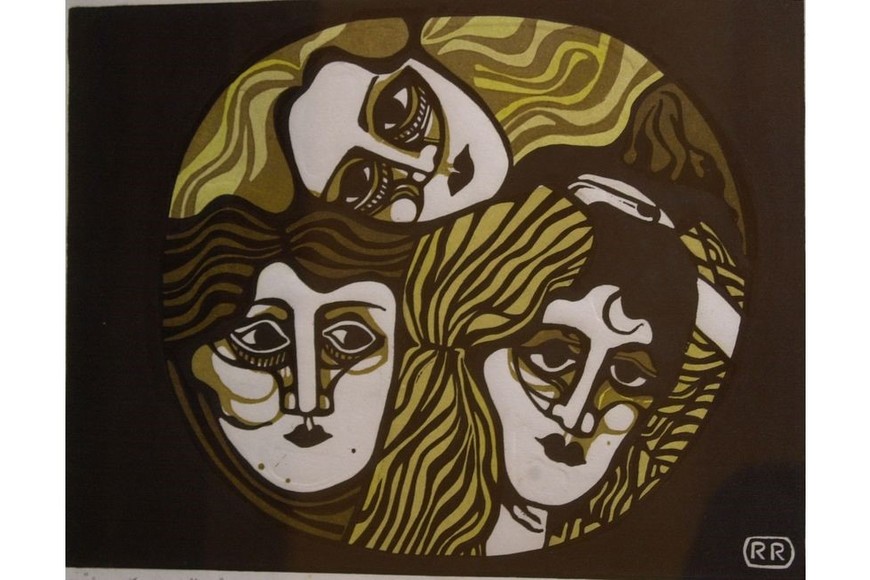 Obra de Rosa Renk. Foto: Archivo El Litoral