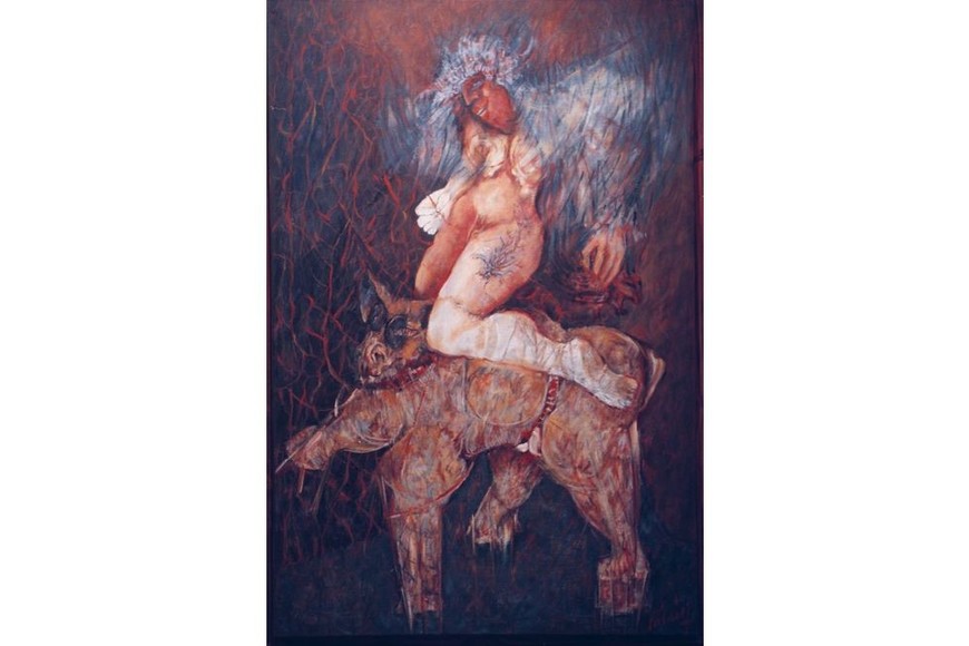 Obra de Zulma Palacín. Foto: Archivo El Litoral