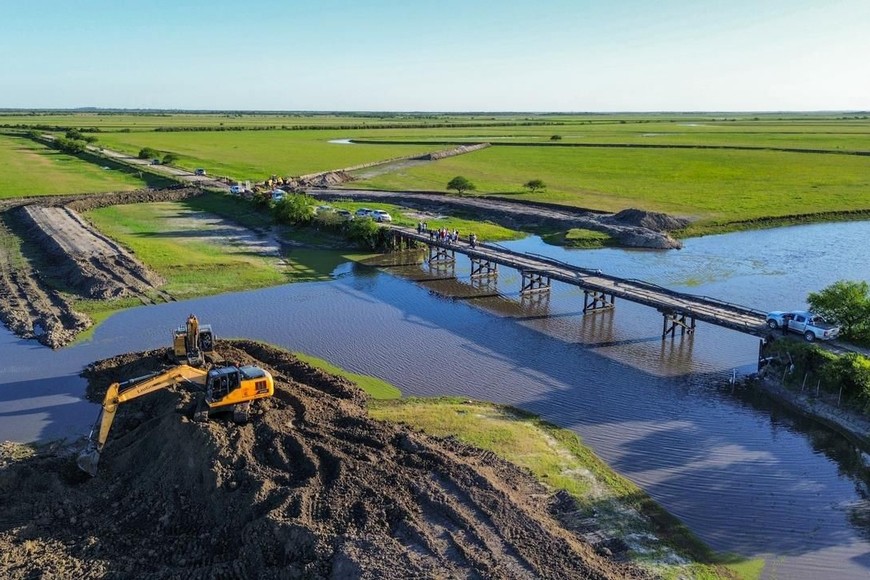 La Provincia invierte más de $329 millones en una obra clave para el transporte de hacienda.