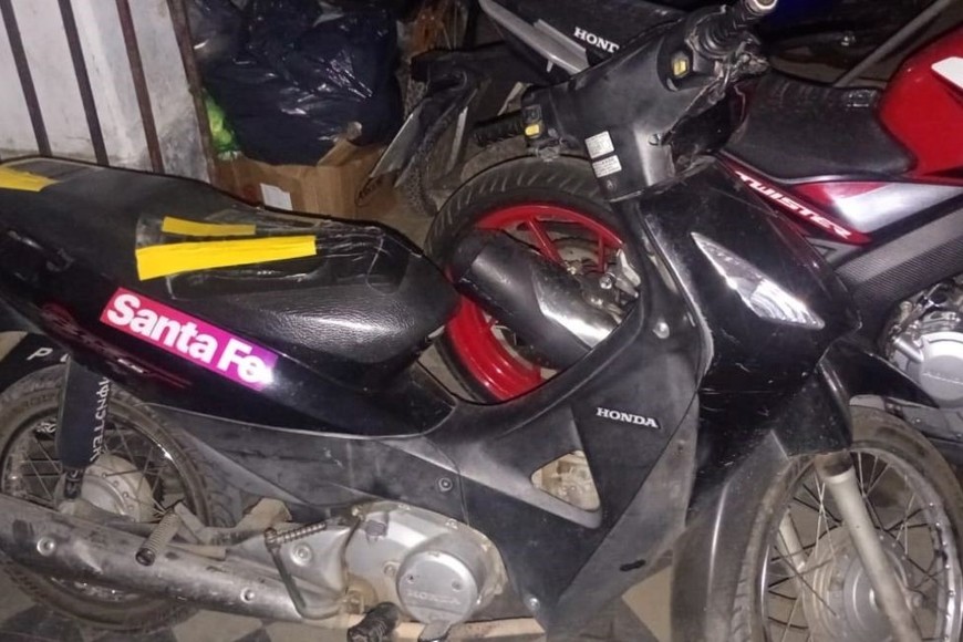 secuestro de moto robada