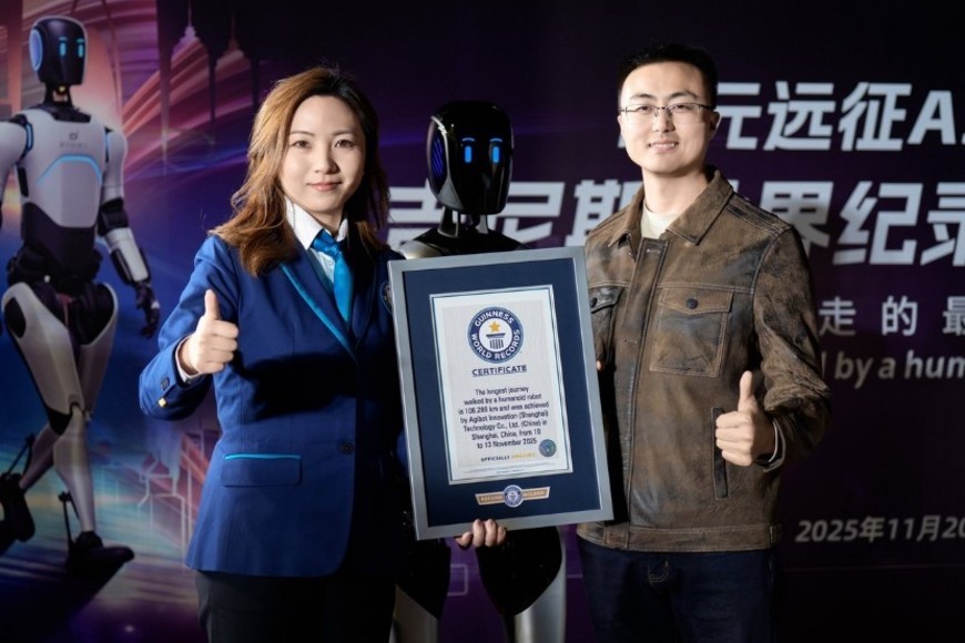 La certificación del Libro Guinness de los Récords a la empresa.