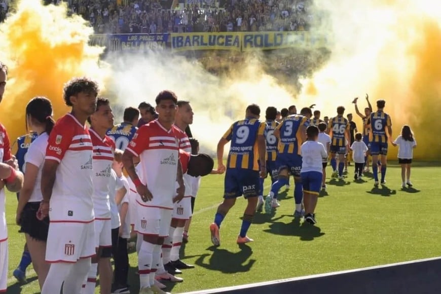 estudiantes rosario central pasillo