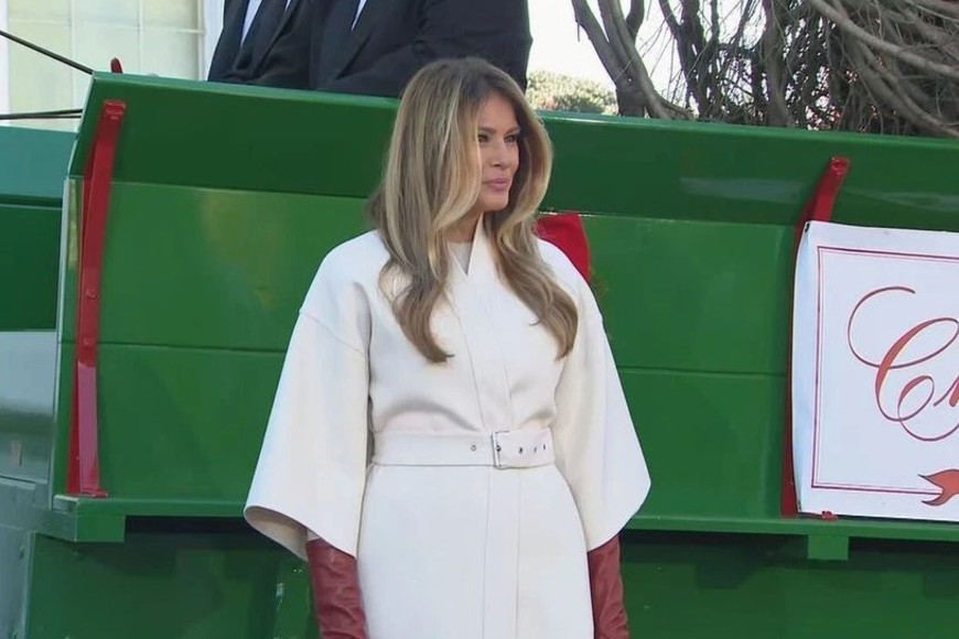 El ejemplar fue guiado por dos caballos Clydesdale llamados Logan y Ben.