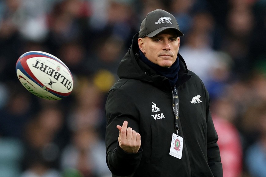 Rugby Union - Autumn Internationals - England v Argentina - Allianz Stadium, Twickenham, London, Britain - November 23, 2025
Argentina head coach Felipe Contepomi during the warm up before the match Action Images via Reuters/Paul Childs