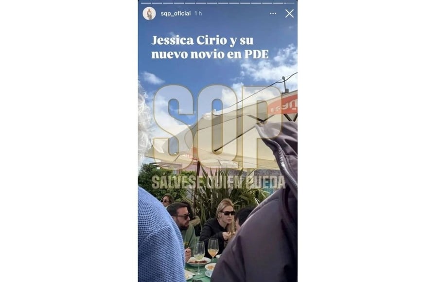 Apareció la primera foto de Jesica Cirio con su nuevo novio “perfil bajo”.