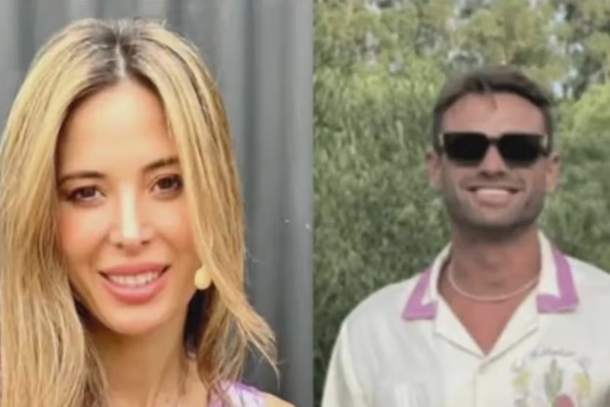 Nicolás Trombino, con quien fue sorprendida recientemente en Punta del Este.