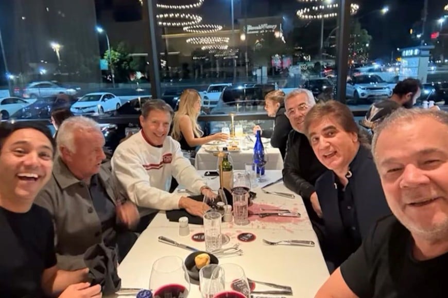 La cena que compartieron los Midachi.