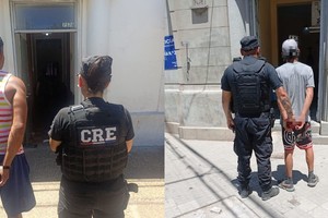 Cada uno de los detenidos tenía dos órdenes de captura vigentes. Fotos: El Litoral
