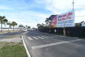 La obra de Provincia contempla la remodelación del cantero y la construcción de los manda peatón.

Manuel Fabatía (archivo).