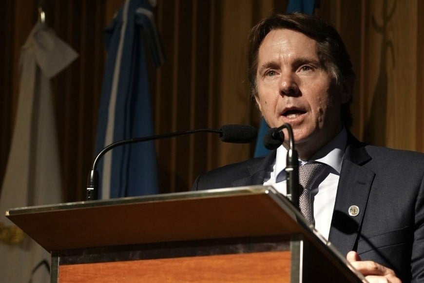 El ministro de Justicia, Gabino Tapia.