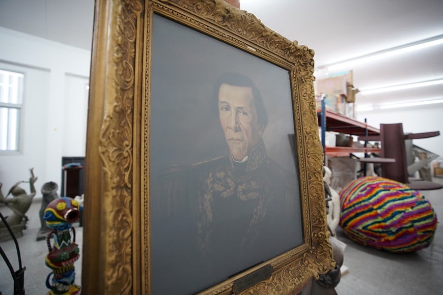 El retrato de J.P López. ¿Vivió el caudillo en esta quinta? El gran misterio que rodea a la casona. Foto: Fernando Nicola