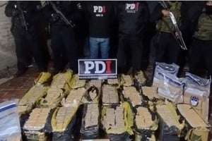 La droga secuestrada en el inmueble de calle Europa 8400. Foto: archivo El Litoral