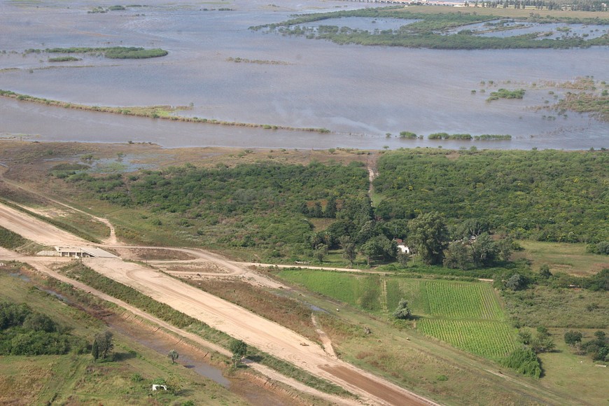 Fotografía aérea de 2007, muestra cómo era la zona previo a la circunvalación. Amancio Alem / Archivo