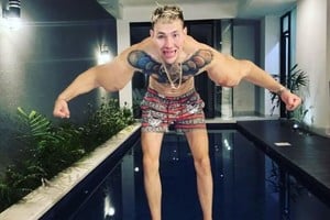 Kirill Tereshin, un influencer ruso conocido como el “Popeye ruso”.