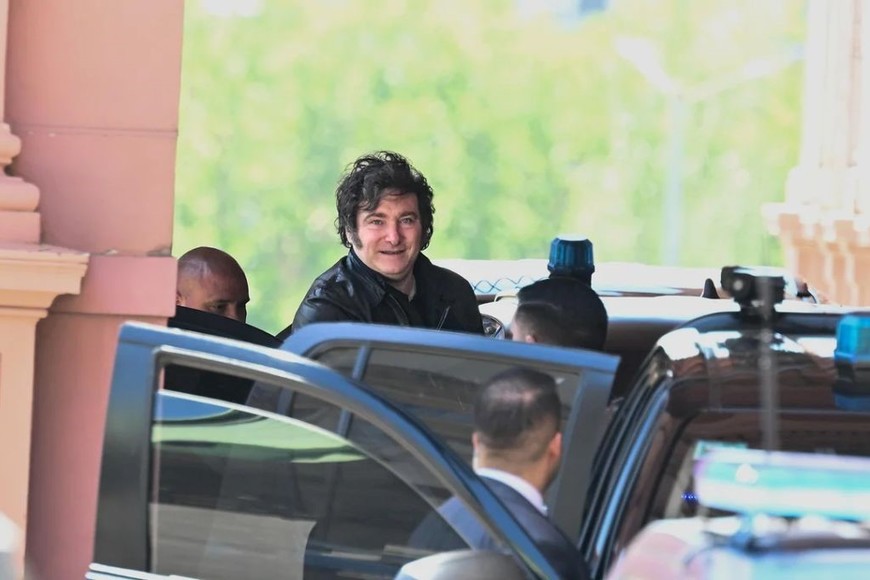 Milei en casa rosada