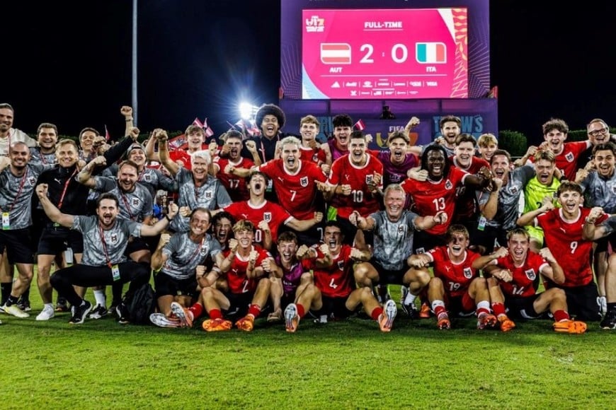 Selección sub 17 de Austria.