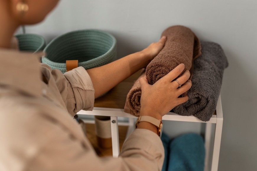 Las toallas requieren agua caliente para eliminar bacterias acumuladas por la humedad.