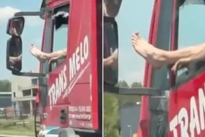 Peligro al volante: la maniobra del camionero que desató indignación en redes.