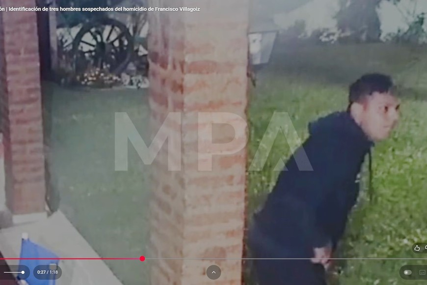Difunden un video con imágenes de los asesinos de Francisco Villagoiz dentro de su casa de Sauce Viejo