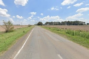 Tramo de la Ruta Nacional 9 entre Tortugas y Armstrong. Crédito: Google Maps