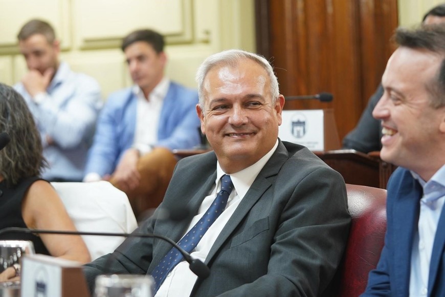 Pablo Farías en su última sesión como legislador provincial