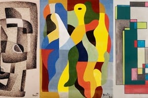 Tres obras de Yente. Foto: Fundación Arte de las Américas